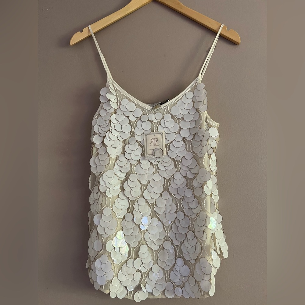 Beyond Vintage Pailette Tank